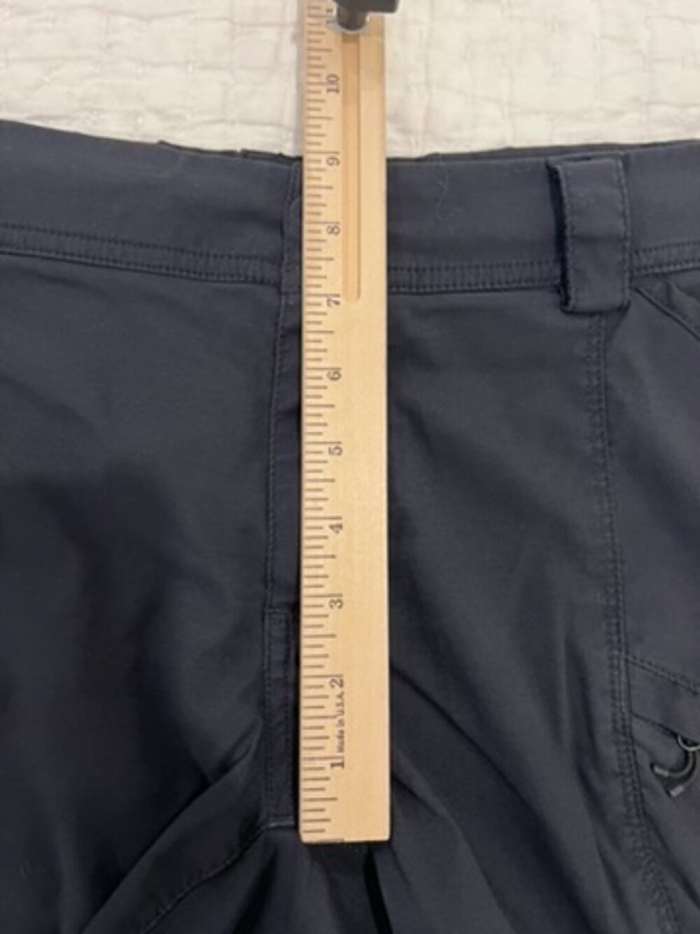 Duluth Trading Shorts Womens 12 Black Dry On The Fly 7 In Stretch Outdoor Hiking - Picture 13 of 15